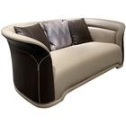 Italian Light Luxury Leather Sofa - Postmodern Design