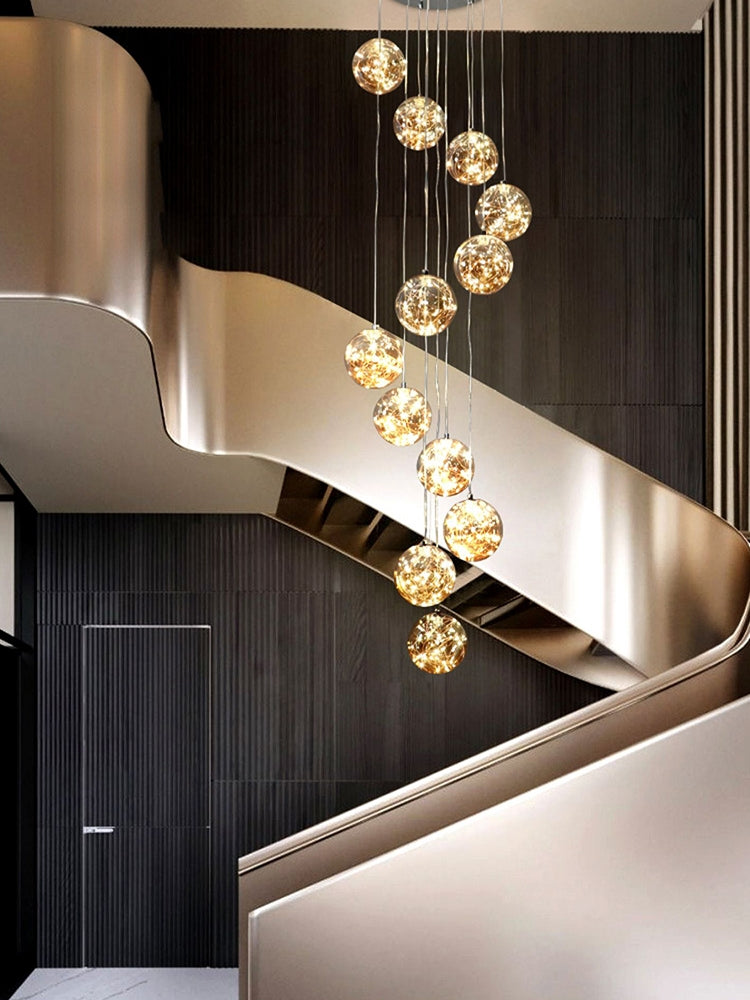 Light Luxury Stair Chandelier