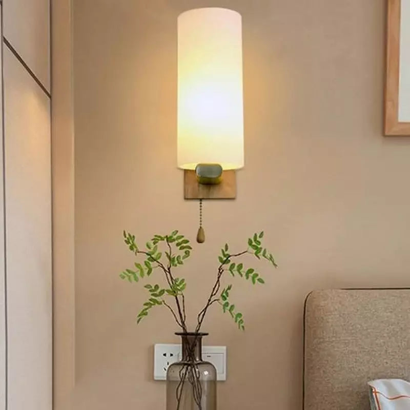 Mural  Modern Wooden Wall Lamp