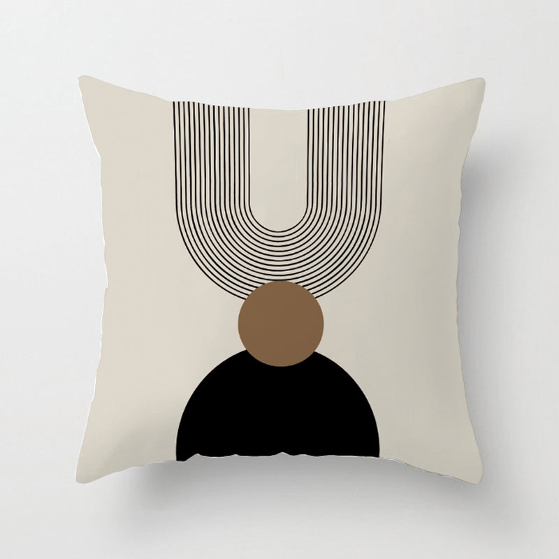 Mid Century Modern: Geometric  Throw Pillow - BEJUSTSIMPLE