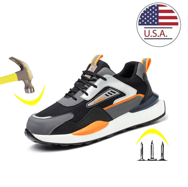 Durable Sport Steel Toe Sneakers for Men and Women - Lightweight, Indestructible Footwear