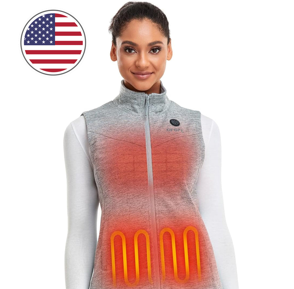Winter warm Women'S Heated Vest with Battery - Electric Vest 
