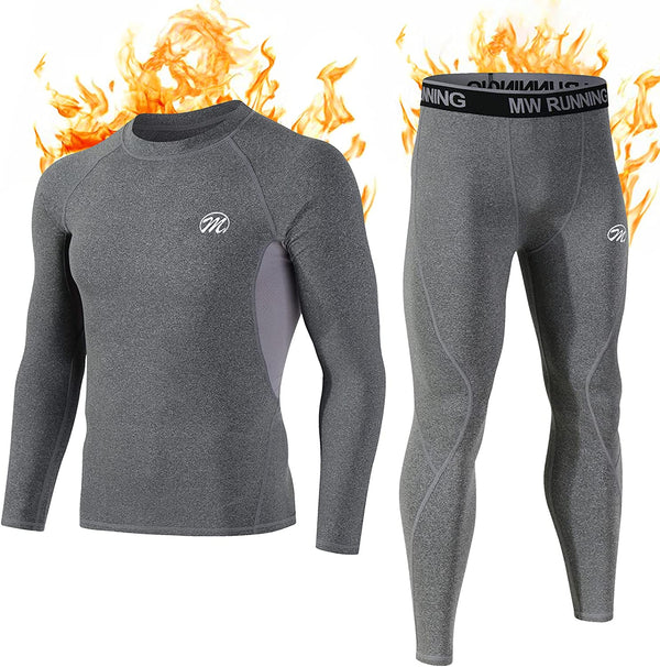 Ultra Thermal Underwear legging for Men, Winter Base Layer Set Tops & Long Johns Winter Ski Cold Weather Gear for Heat Retention