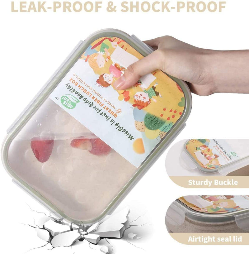 The MISS BIG - Kid-Friendly Lunch Box: Mom's Choice for Leak-Proof