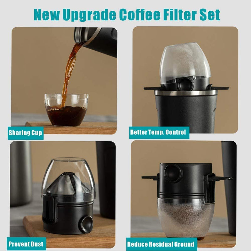 Extra Fine Coffee Filter Cup 380 ml - BEJUSTSIMPLE