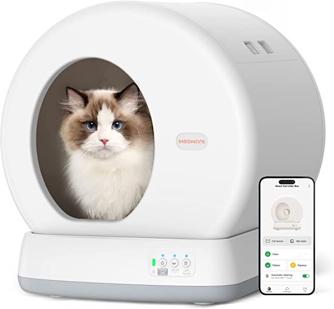 Smart Automatic Cat Litter Box- Self-Cleaning, Odor Isolation with smart control - BEJUSTSIMPLE
