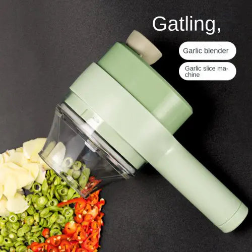 Electric  Garlic mixer Gatling vegetable cutter wireless - BEJUSTSIMPLE