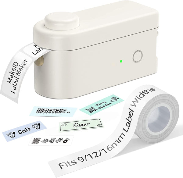 Wireless Label Printer with Built-In Cutter for Android & iOS Devices + waterproof tape Gift
