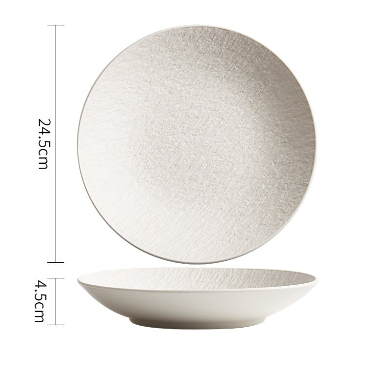 Japanese style ceramic salad bowl Versatile Plate - BEJUSTSIMPLE