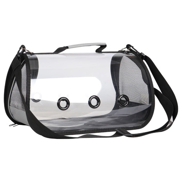 Capsule transparent pet  shoulder bag - BEJUSTSIMPLE