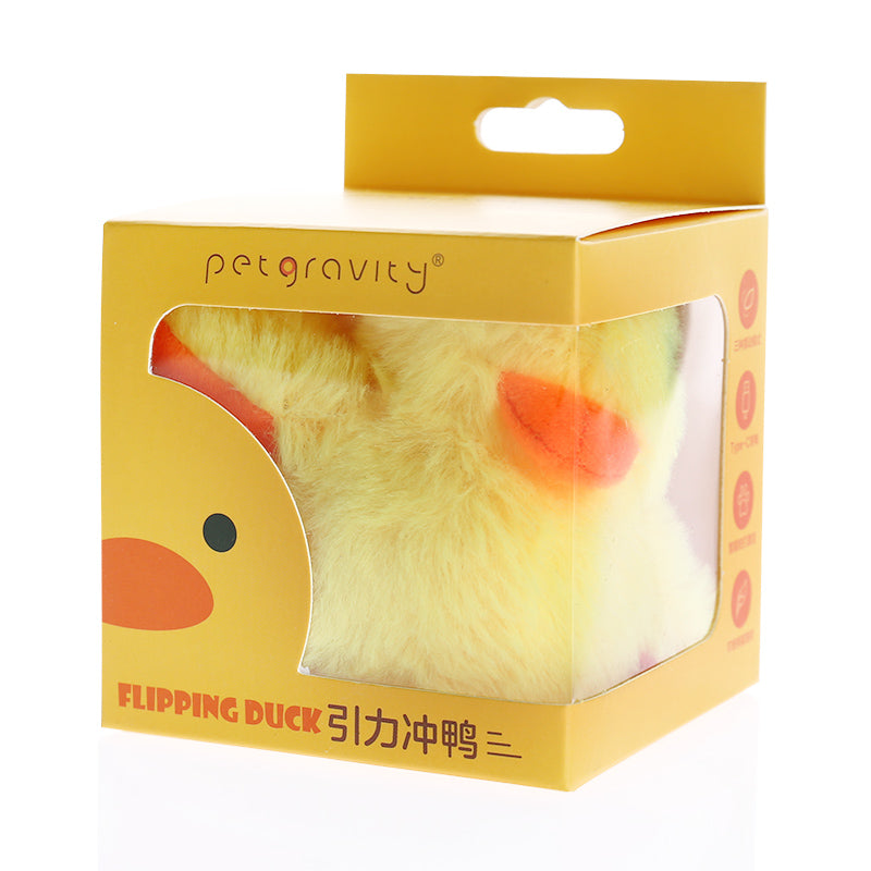 Electric Plush Duck Toy for Kitten - BEJUSTSIMPLE