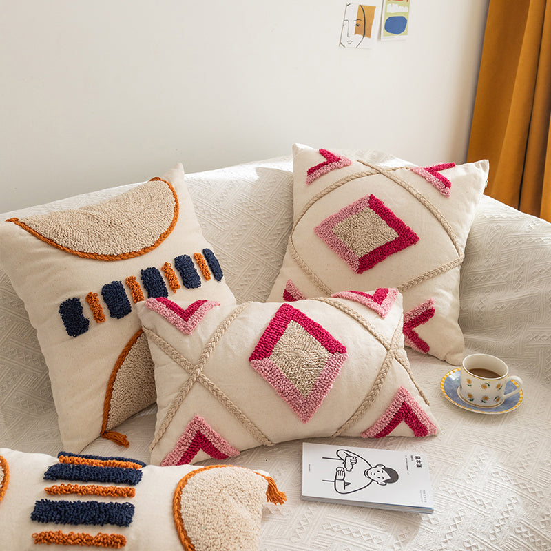 Moroccan cotton pillow homestay decoration 45x45 pillowcase - BEJUSTSIMPLE