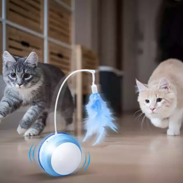 Electric Rolling Ball Cat Teaser - BEJUSTSIMPLE