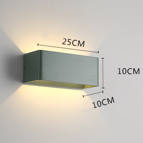 Minimal Cube Outdoor LED Wall Lamp - BEJUSTSIMPLE