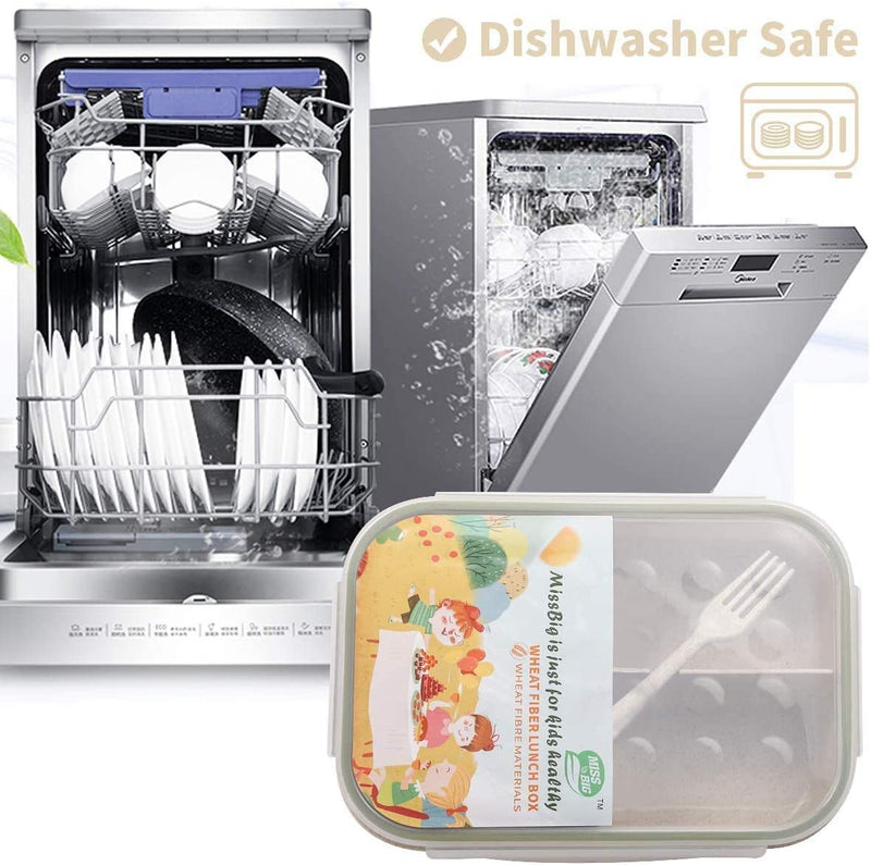 The MISS BIG - Kid-Friendly Lunch Box: Mom's Choice for Leak-Proof