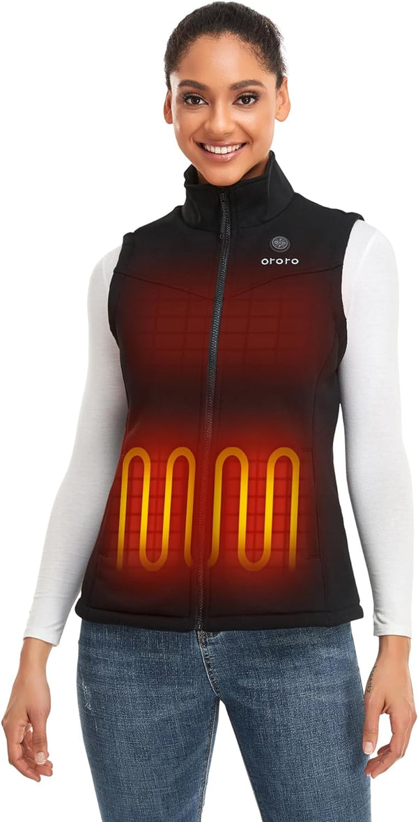 Winter warm Women'S Heated Vest with Battery - Electric Vest 