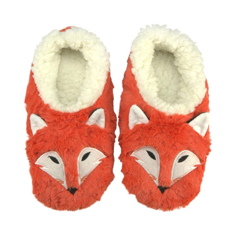 Foxy Loxy Funny Animal Non-Slip Warm Winter Slippers for Women