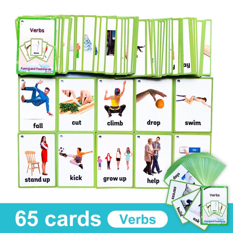 20 Themes Child Learning English Word Cognitive Card Fruit Animal My Body Flash Cards Baby Learning Toy Picture Memorise Games Pocket Card Learning Baby Toys For Children Pre-Kindergarten - Image 15