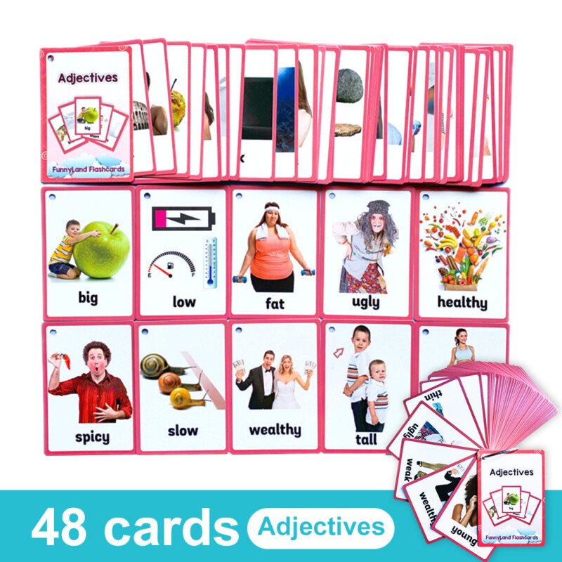 20 Themes Child Learning English Word Cognitive Card Fruit Animal My Body Flash Cards Baby Learning Toy Picture Memorise Games Pocket Card Learning Baby Toys For Children Pre-Kindergarten - Image 12