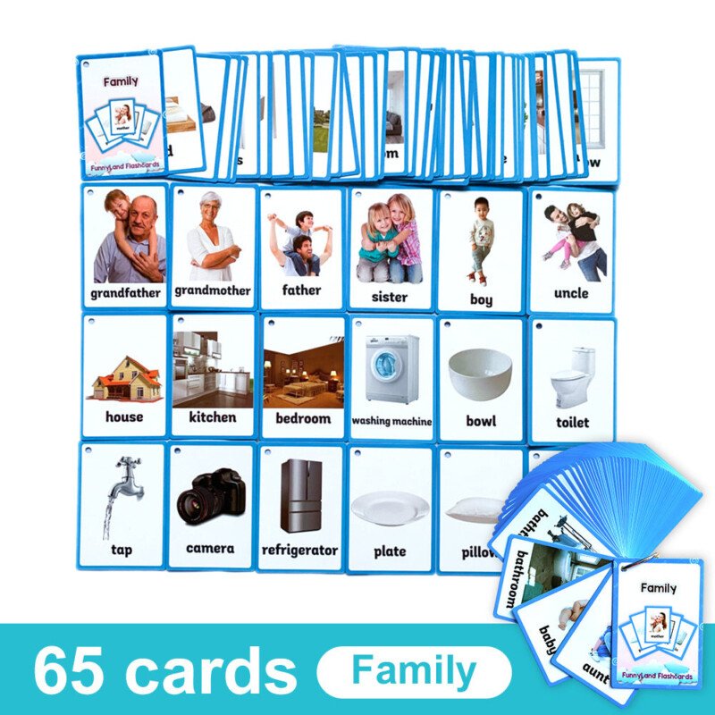 20 Themes Child Learning English Word Cognitive Card Fruit Animal My Body Flash Cards Baby Learning Toy Picture Memorise Games Pocket Card Learning Baby Toys For Children Pre-Kindergarten - Image 27