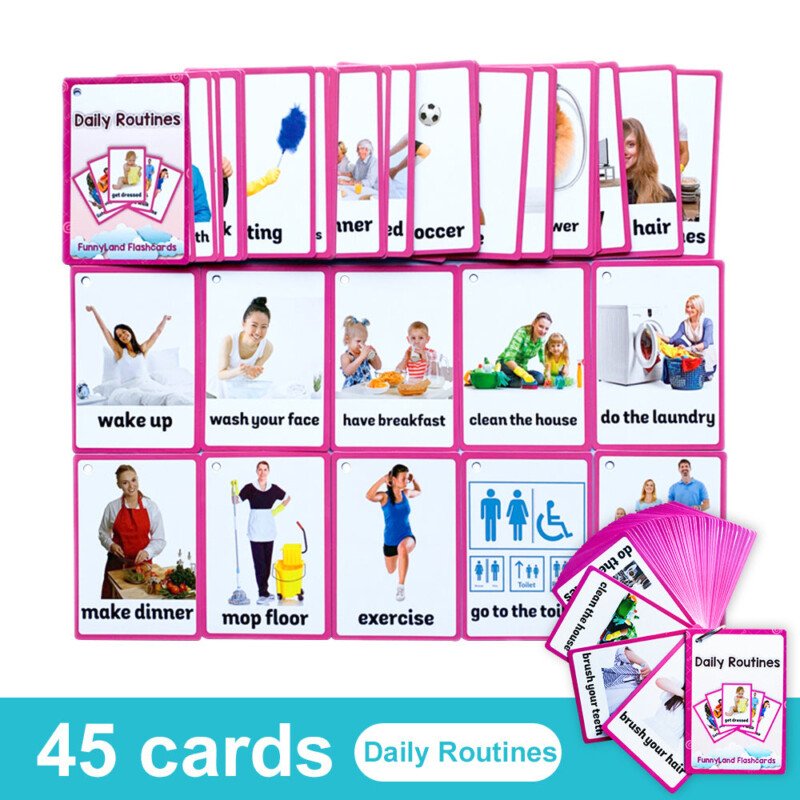 20 Themes Child Learning English Word Cognitive Card Fruit Animal My Body Flash Cards Baby Learning Toy Picture Memorise Games Pocket Card Learning Baby Toys For Children Pre-Kindergarten - Image 19