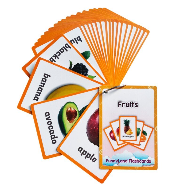 20 Themes Child Learning English Word Cognitive Card Fruit Animal My Body Flash Cards Baby Learning Toy Picture Memorise Games Pocket Card Learning Baby Toys For Children Pre-Kindergarten - Image 7