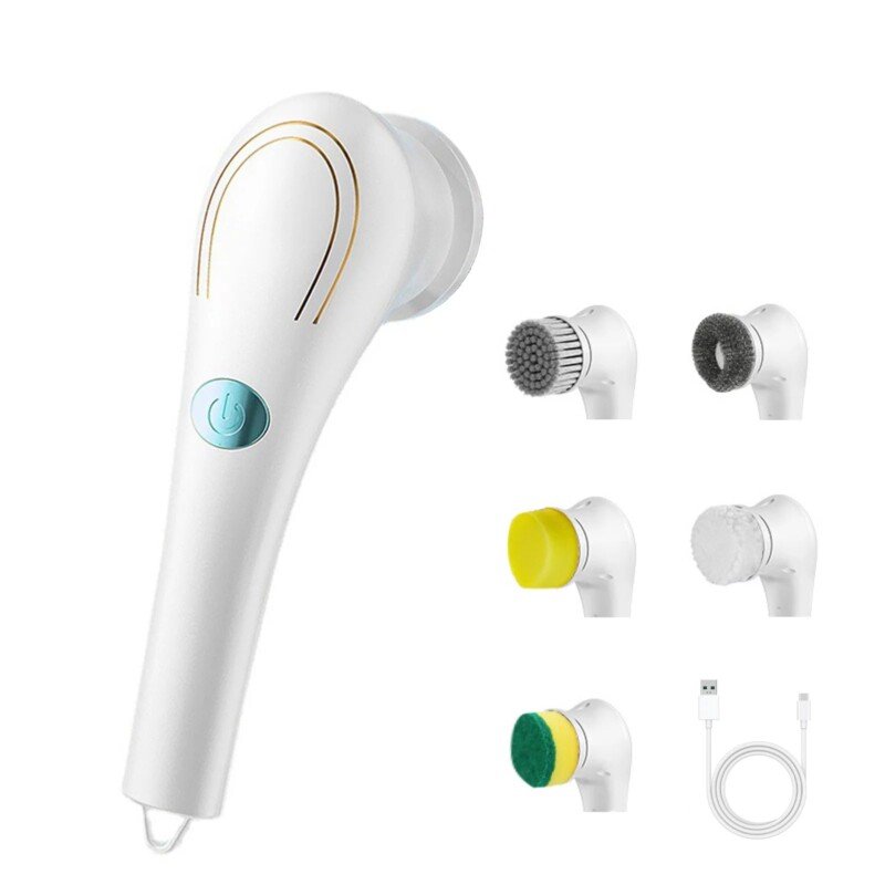 Multifunctional Handheld Wireless Electric Cleaning Brush - BEJUSTSIMPLE