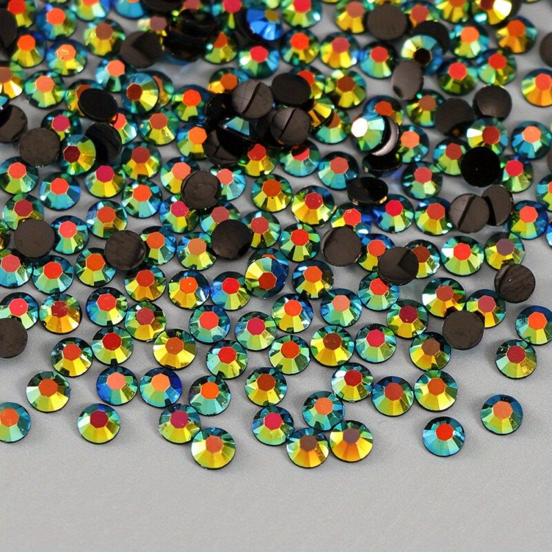 500/1000pcs Jelly Resin Rhinestones Bulk AB Flatback Round Jelly Rhinestones Bedazzling Non Hotfix Crystal Gems For Crafts Clothes Tumblers Face Makeup Manicure 2/3/4mm - Image 25