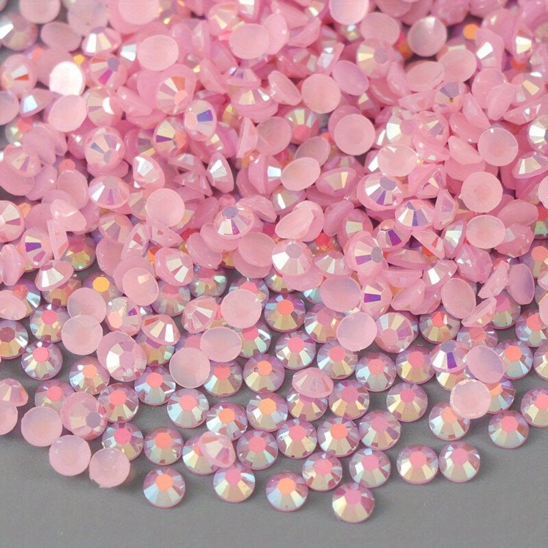 500/1000pcs Jelly Resin Rhinestones Bulk AB Flatback Round Jelly Rhinestones Bedazzling Non Hotfix Crystal Gems For Crafts Clothes Tumblers Face Makeup Manicure 2/3/4mm - Image 16