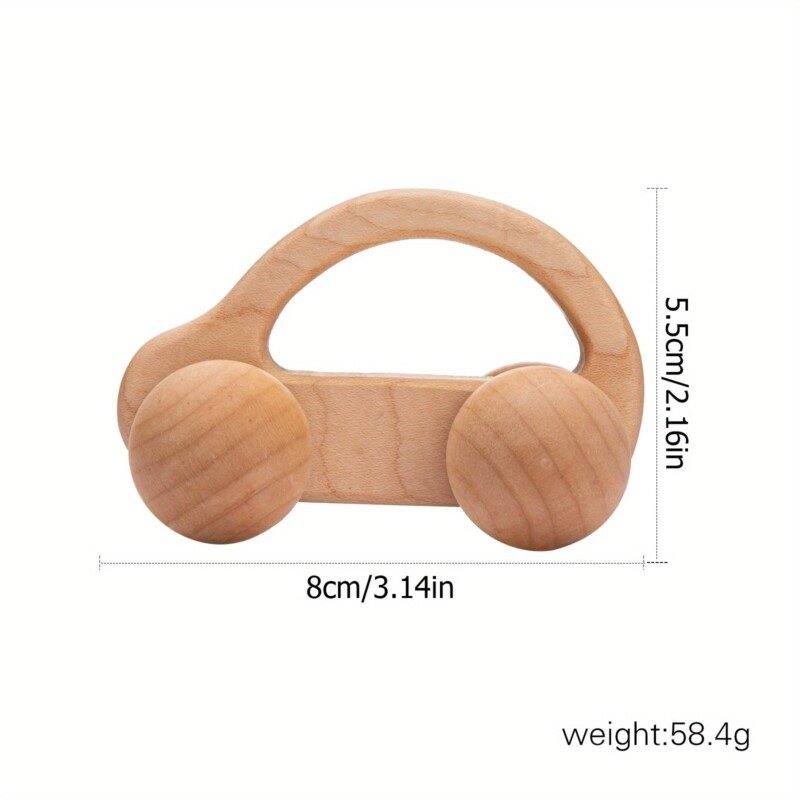 Baby Car Toy, Wooden Maple Wood Mahogany Black Walnut High-end Car Classic Car Children's Toy Birthday Gift For 3 Years Old+ - Image 11