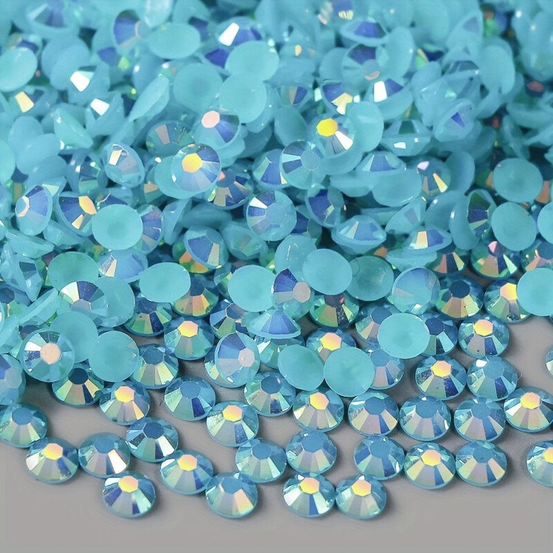 500/1000pcs Jelly Resin Rhinestones Bulk AB Flatback Round Jelly Rhinestones Bedazzling Non Hotfix Crystal Gems For Crafts Clothes Tumblers Face Makeup Manicure 2/3/4mm - Image 23