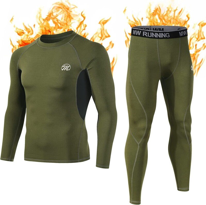 Thermal Underwear legging for Men, Ski Cold Weather Gear for Heat Retention - Image 9