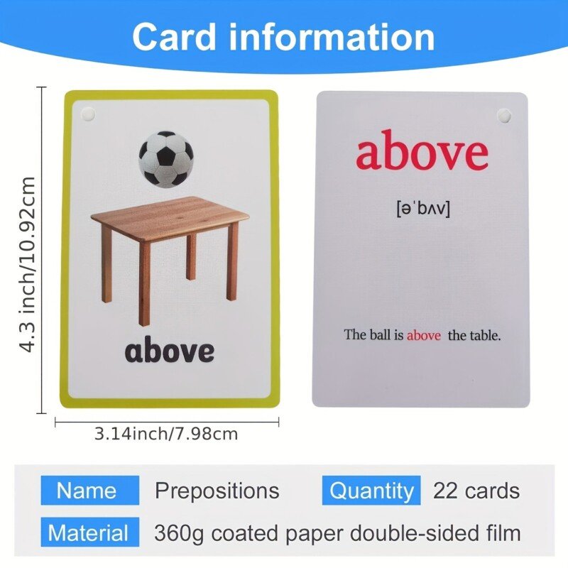 20 Themes Child Learning English Word Cognitive Card Fruit Animal My Body Flash Cards Baby Learning Toy Picture Memorise Games Pocket Card Learning Baby Toys For Children Pre-Kindergarten - Image 3