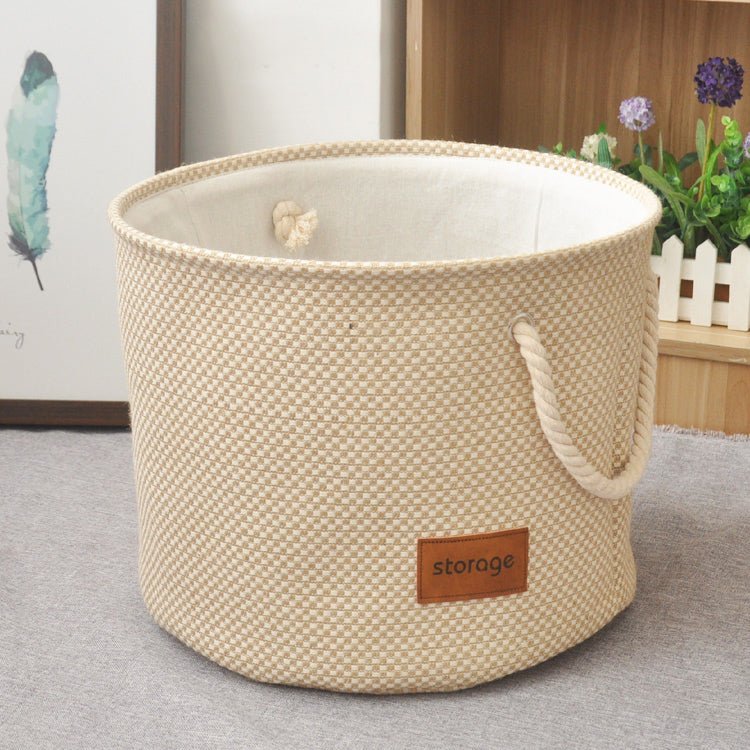 Baskets - Super Kit Natural laundry storage basket - BEJUSTSIMPLE