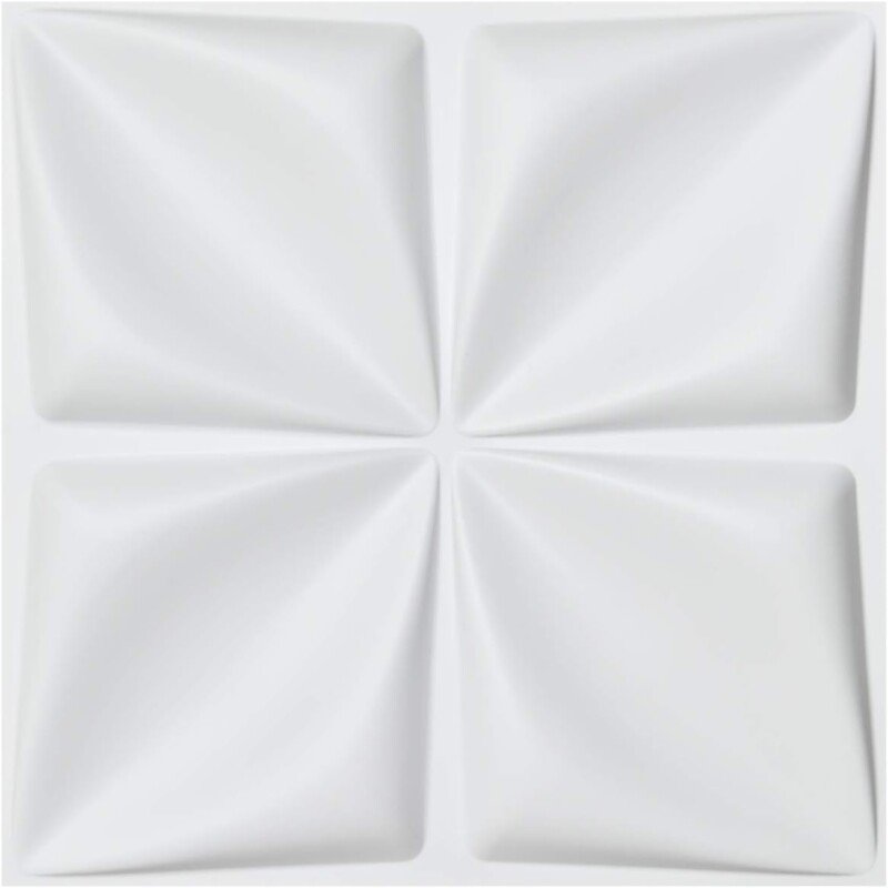 Art3d Decorative 3D Wall Panels Textured 3D Wall Covering, White, 12 Tiles 32 Sq Ft - Image 2