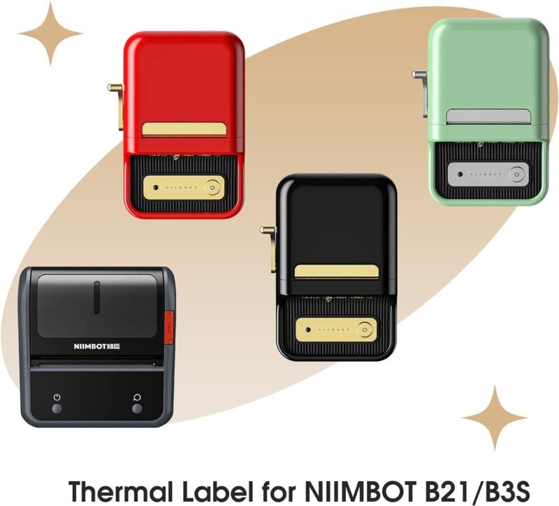 NIIMBOT Labels for B1/B21/B3S Label Printer, Thermal Labels 2'' x 2''(50x50mm), Waterproof, Oil-Proof Sticker Labels, 1 Roll of 150 Sticker Labels (Round Clear) - Image 9