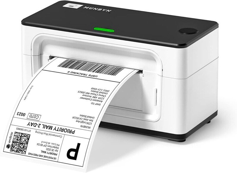 MUNBYN Shipping Label Printer P941, 4x6 Label Printer for Shipping Packages, USB Thermal Printer for Shipping Labels Home Small Businesses, Compatible with macOS, ChromeOS, Windows (Not Bluetooth) - Image 5