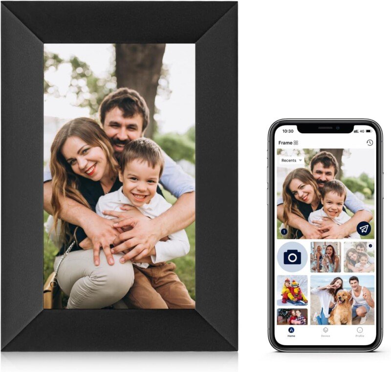 WiFi Digital Picture Frame 7 Inch Touch Screen Built-in Smart Core 8GB Storage Share Photos and Videos Instantly Via APP - Image 4