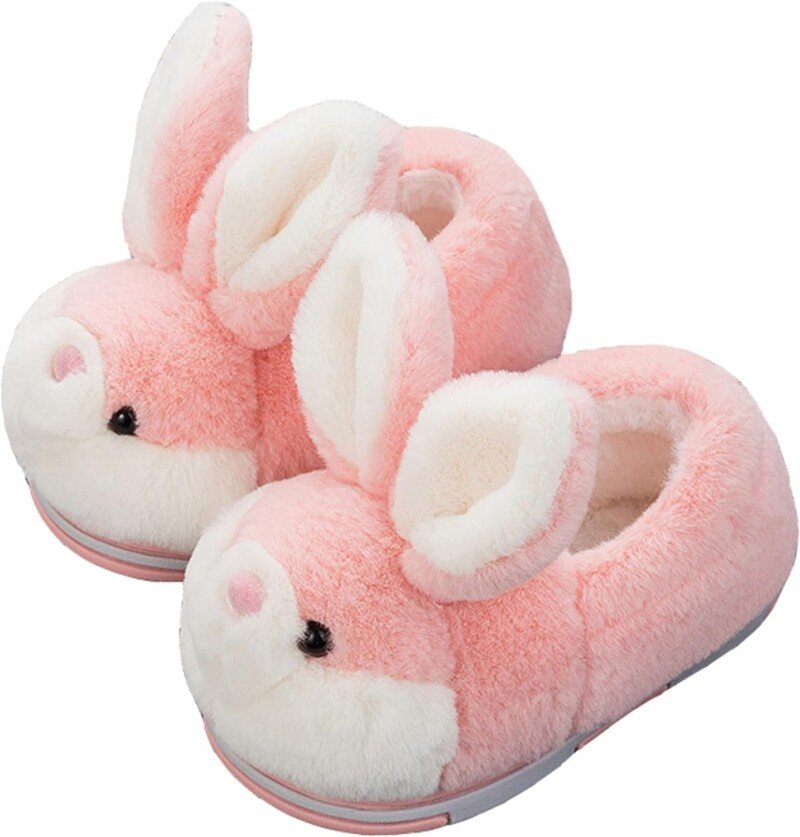 Winter Cute Bunny Animals Slippers Furry Slippers for Women - Image 5