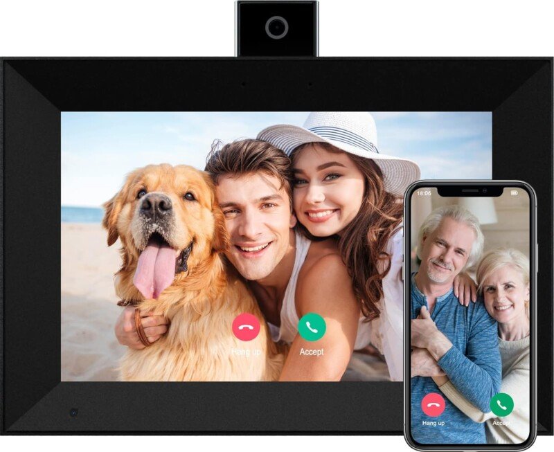 WiFi Digital Picture Frame 7 Inch Touch Screen Built-in Smart Core 8GB Storage Share Photos and Videos Instantly Via APP - Image 2