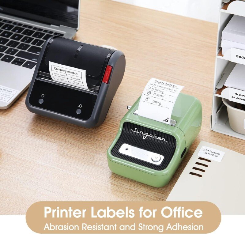 NIIMBOT Labels for B1/B21/B3S Label Printer, Thermal Labels 2'' x 2''(50x50mm), Waterproof, Oil-Proof Sticker Labels, 1 Roll of 150 Sticker Labels (Round Clear) - Image 13