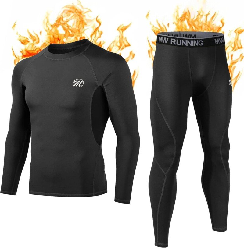 Thermal Underwear legging for Men, Ski Cold Weather Gear for Heat Retention - Image 12