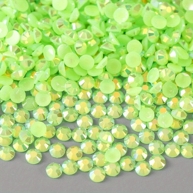 500/1000pcs Jelly Resin Rhinestones Bulk AB Flatback Round Jelly Rhinestones Bedazzling Non Hotfix Crystal Gems For Crafts Clothes Tumblers Face Makeup Manicure 2/3/4mm - Image 22