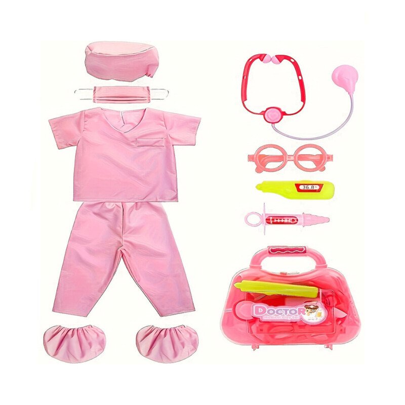 Trendy Outfit Dress Up Set With Medical Toys Kit For Boys & Girls