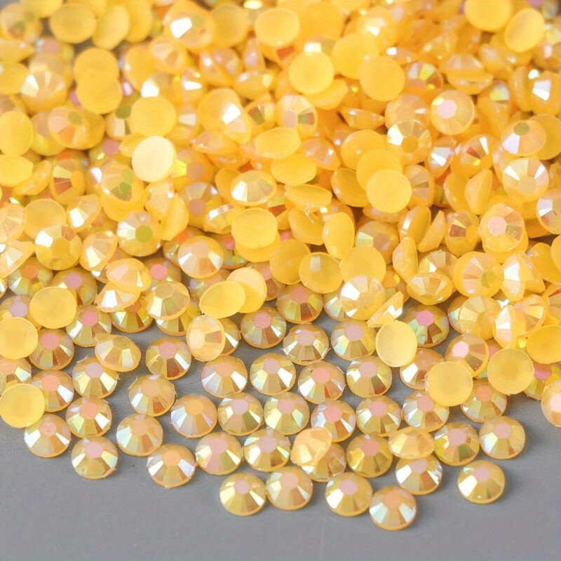 500/1000pcs Jelly Resin Rhinestones Bulk AB Flatback Round Jelly Rhinestones Bedazzling Non Hotfix Crystal Gems For Crafts Clothes Tumblers Face Makeup Manicure 2/3/4mm - Image 24