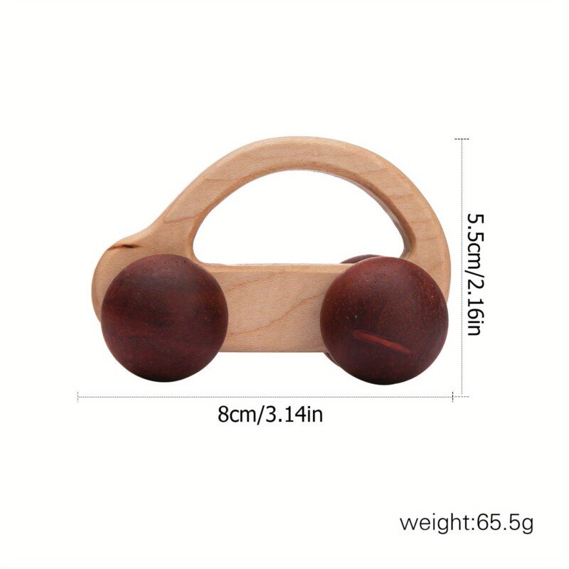 Baby Car Toy, Wooden Maple Wood Mahogany Black Walnut High-end Car Classic Car Children's Toy Birthday Gift For 3 Years Old+ - Image 12