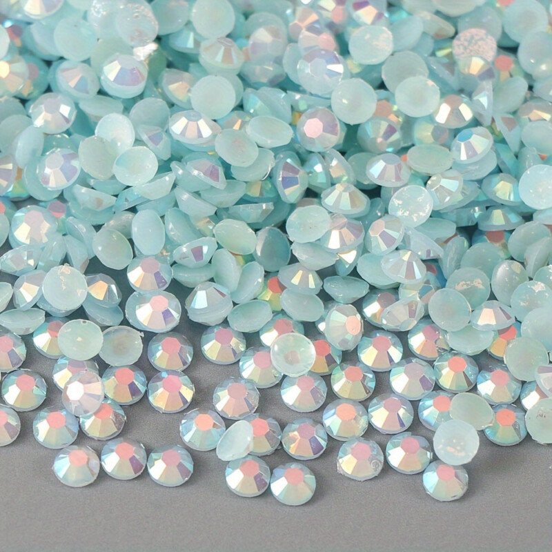 500/1000pcs Jelly Resin Rhinestones Bulk AB Flatback Round Jelly Rhinestones Bedazzling Non Hotfix Crystal Gems For Crafts Clothes Tumblers Face Makeup Manicure 2/3/4mm - Image 20