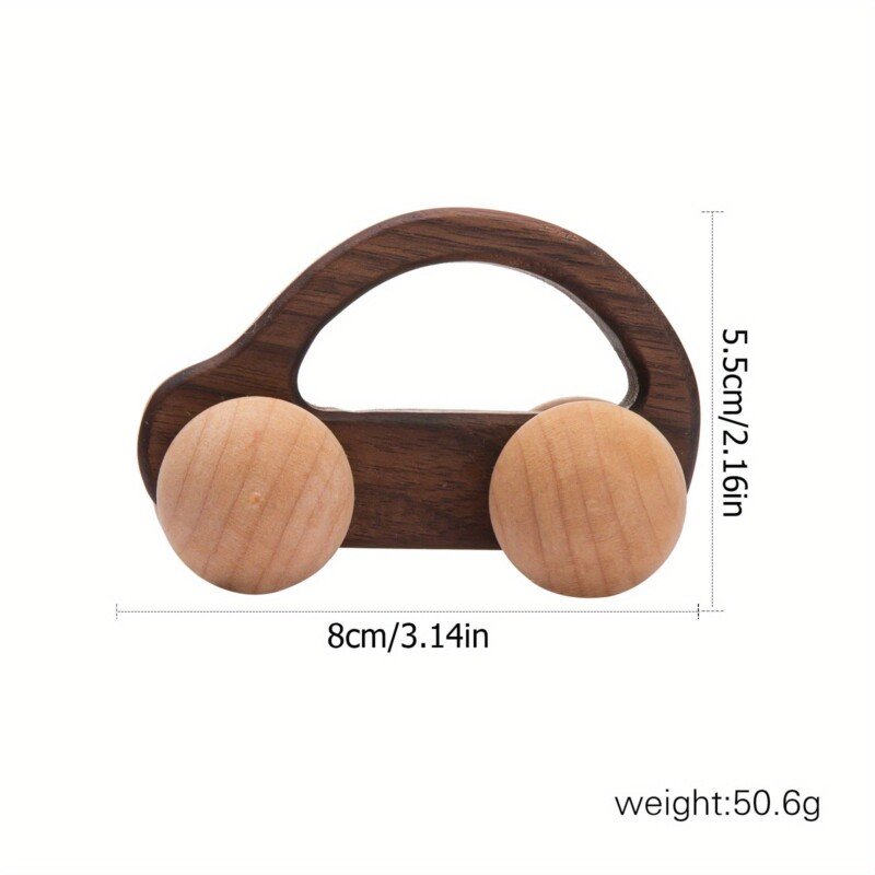 Baby Car Toy, Wooden Maple Wood Mahogany Black Walnut High-end Car Classic Car Children's Toy Birthday Gift For 3 Years Old+ - Image 13