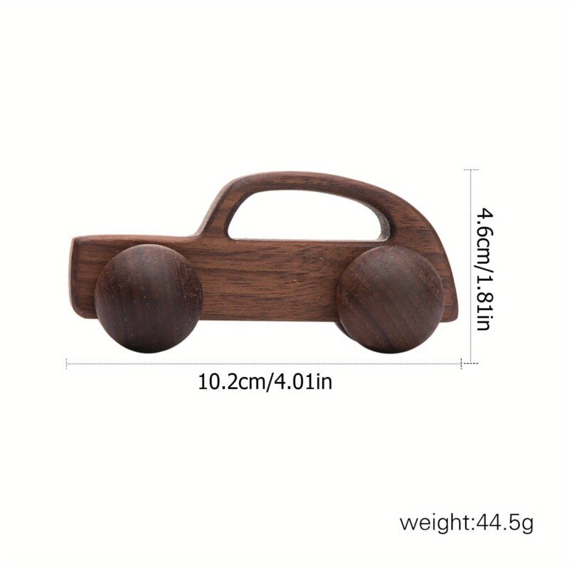 Baby Car Toy, Wooden Maple Wood Mahogany Black Walnut High-end Car Classic Car Children's Toy Birthday Gift For 3 Years Old+ - Image 15