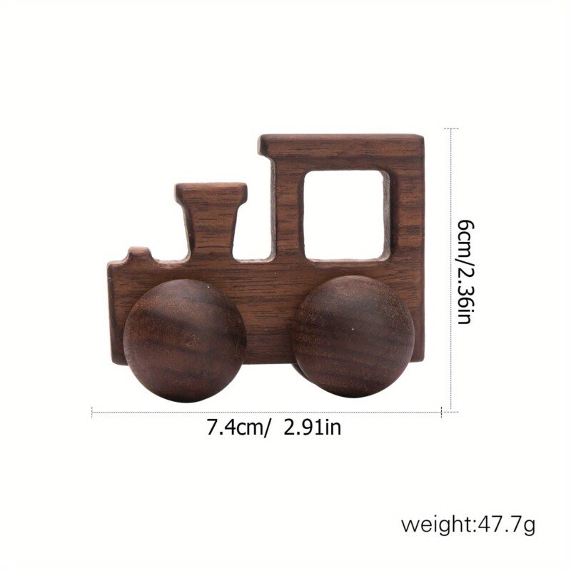 Baby Car Toy, Wooden Maple Wood Mahogany Black Walnut High-end Car Classic Car Children's Toy Birthday Gift For 3 Years Old+ - Image 18